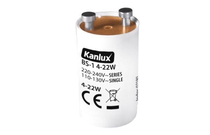 Zapłonnik starter do świetlówek BS-1 4-22W | 7180 Kanlux