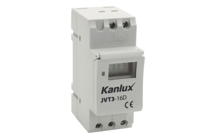Elektroniczny zegar sterujący na szynę TH35 JVT3-16AS 5 lat Gwar. | 18721 Kanlux
