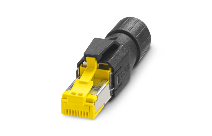 Złącza wtykowe RJ45 VS-08-RJ45-10G/Q, 8-biegunowe, czarne | 1419001 Phoenix Contact