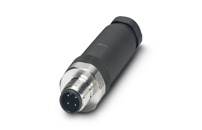 Złącze wtykowe styk męski prosty 4-polowy, SACC-M12MS-4CON-PG 9-VA | 1553174 Phoenix Contact