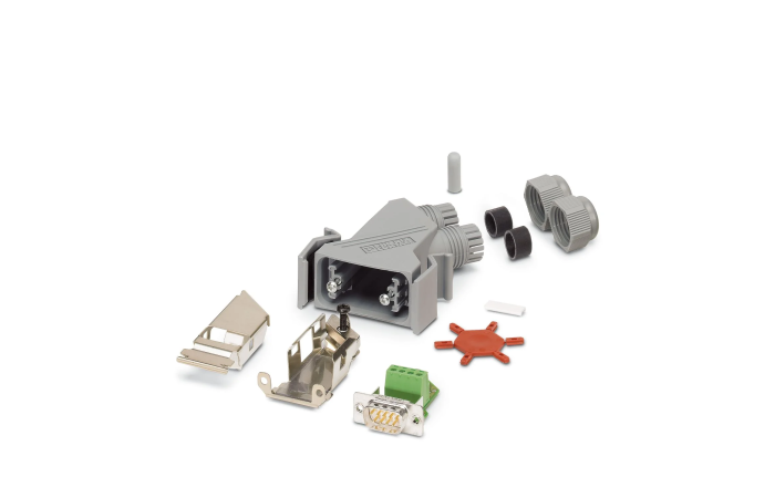 Złącza wtykowe D-SUB VS-09-PROFIBUS-S.C., 9-biegunowe, ukośne, szare | 1654549 Phoenix Contact