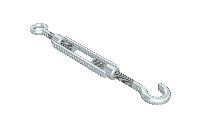 Uchwyt naciągowy rzymski M10x125, drut Fi--5-10mm, ocynk | AH18001 AH Hardt
