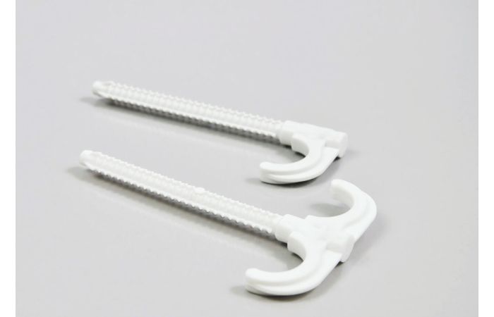 Hak podłogowy podwójny L-77mm | 015.5 Elektroplast Stróża