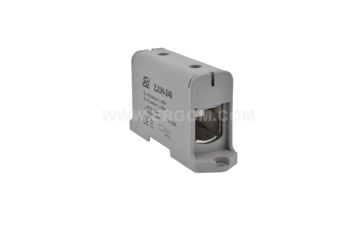 Złączka 1-torowa ZJUN-240 do przewodów 240mm2 szara | R34RR-07010011001 Ergom