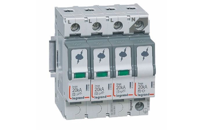 Ogranicznik przepięć T2 20kA 3P+N | 412227 Legrand