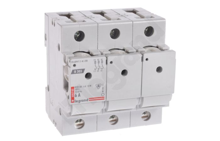 Rozłącznik bezpiecznikowy R 303 6A 3P | 606702 Legrand