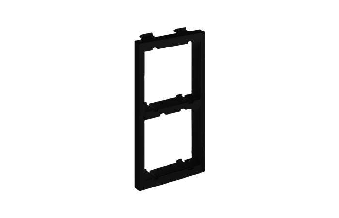 Adapter CIMA na 2 moduły K45 (45x45mm) pionowo, szary grafit S62/14 Simon Connect | S62/14 Kontakt Simon