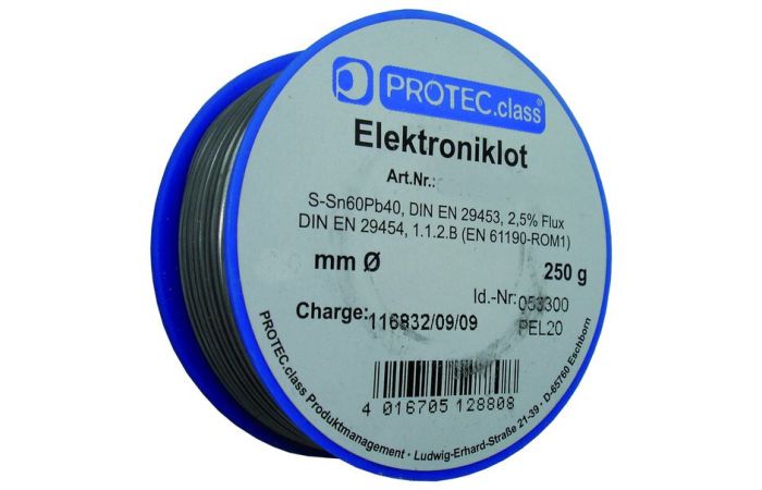 Drut lutowniczy ołowiowy PEL15 1,5mm 053299 | 05102879 PROTEC.class