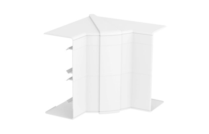 Naroże wewnętrzne ruchome 140x145x145, PC/ABS, czysta biel, 9010 GK-IH53130RW | 6113250 Obo Bettermann