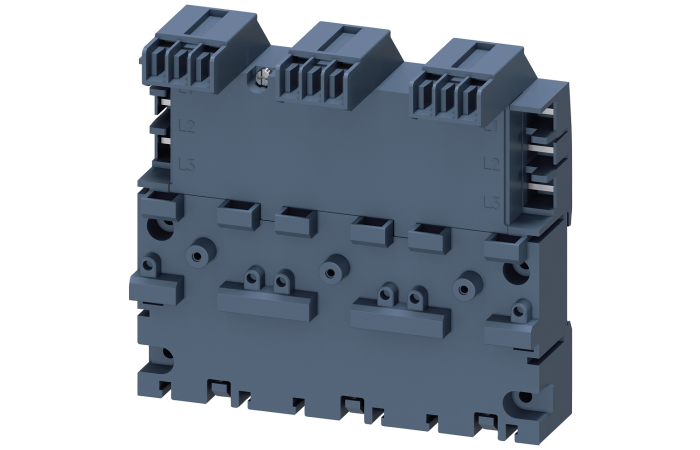 Podstawa rozszerzająca dla 3 Wyłączników Wielkość S00 i S0 Zawiera wtyk łączący 3RV2917-5BA00 | 3RV2917-4B Siemens