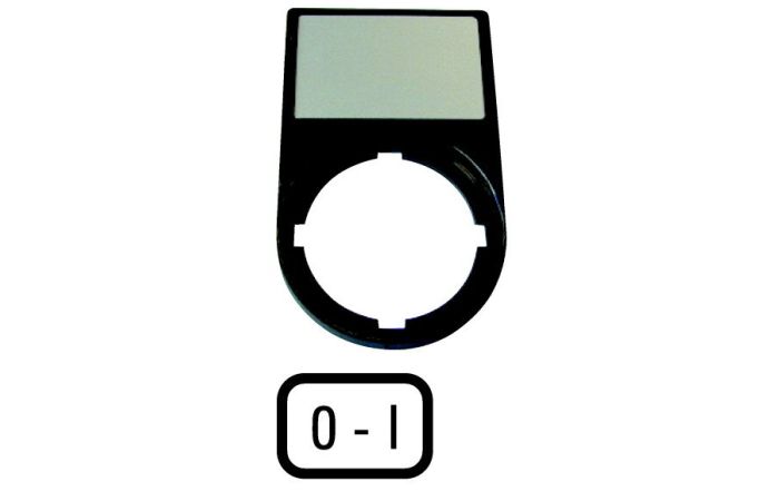Tabliczki opisowe, ramki tabliczek I 0 II, M22S-ST-X89 RMQ-Titan M22 | 218147 Eaton