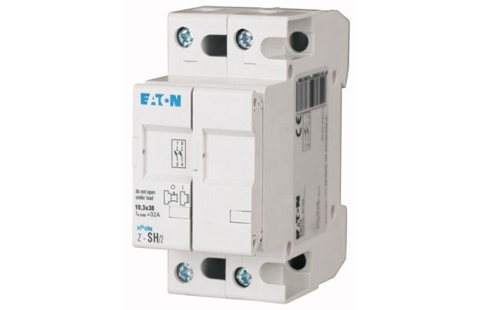 Podstawa bezpiecznikowa do wkładek cylindrycznych 2P 10x38mm Z-SH/2 | 263878 Eaton