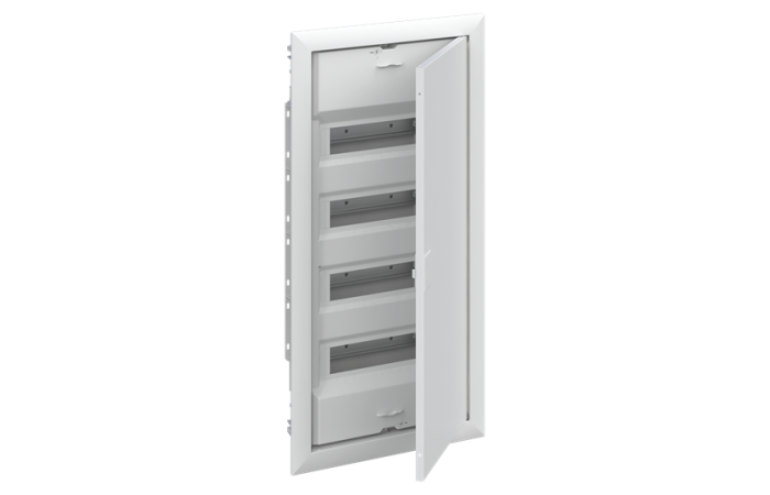 Obudowa p/t IP30 48M z ramką, drzwiami oraz listwami śrubowymi N+PE (zamiennik UK540E), UK648E3 | 2CPX077843R9999 ABB