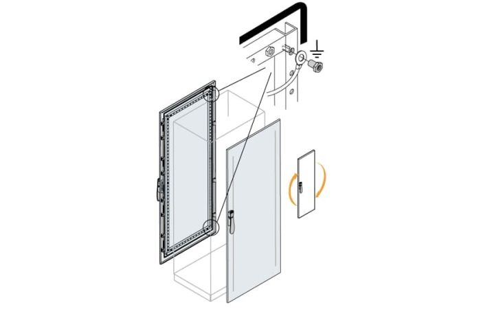 Drzwi pełne 1800x800mm do IS2 | EC1880K ABB