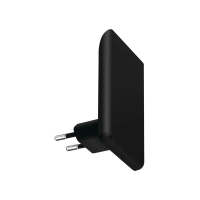Lampka wtykowa ORISA LED WW B 0,28W ciepłobiała3000K czarny z czujnikiem zmierzchu | 37395 Kanlux