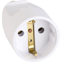 Gniazdo przenośne 1-krotne Schuko, biały Elda | S14001 Schneider Electric