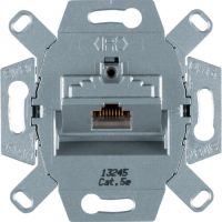 Mechanizm gniazda komputerowego UAE 1-kr (RJ45), ekranowane kat. 5e, One.platform | 534554 Hager