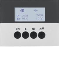 Łącznik czasowy KNX RF quicklink Berker.Net, alu, lakierowany, K.5 | 85745277 Hager