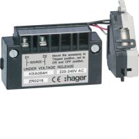 Wyzwalacz podnapięciowy zwłoczny x160-x250 220-240VAC | HXA054H Hager