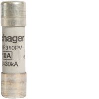 Wkładka bezpiecznikowa cylindryczna CH-10 10x38mm gPV 10A 1000VDC | LF310PV Hager