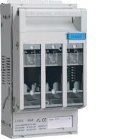 Rozłącznik bezpiecznikowy NH00 3P 160A 690VAC płyta/szyny TS35 zaciski klatkowe 95mm2 LT | LT051 Hager