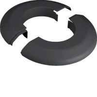 Rozeta osłony elastycznej okrągłej PP czarny, Tehalit.DB-HB | RKR9005 Hager