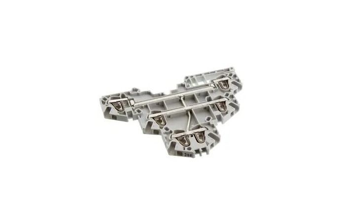 Złącze przelotowe 3-piętrowe/1-potencjałowe z zac.sprężynowymi 0,2-2,5mm2 Sz:5mm [K] ZK2.5-T1, Szary | 1SNK705511R0000 TE Connectivity Solutions