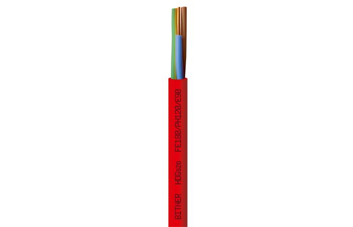 Przewód bezhalogenowy HDGS 3x1,5 żo FE180/PH120/E90 300/500V BĘBEN | B52051 Bitner