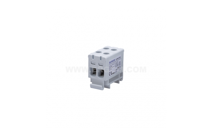 Złączka 2-torowa Al/Cu, ZJUN-2x16 do przewodów 16 mm² 1000V szara (14szt) | R34RR-07010021043 Ergom