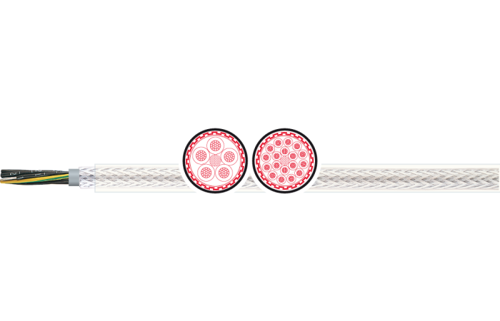 Kabel sterowniczy OPVC-JZ-YCY 4G1,5 300/500V przezroczysty BĘBEN | 1000694 TKD Polska