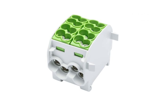 SCB 25-2 Blok rozdzielczy - odgałęźny Al/Cu 80120 SIMBLOCK zielony | 81505005 Simet