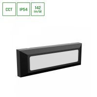 Oprawa na elewację ENCANTA 6W CCT 3000/4000/6000K 230V IP54 230x80x30mm czarna natynkowa  | SLI003035CCT_PW Wojnarowscy
