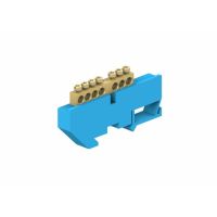 Listwa zaciskowa ochronna 7-modułowa/7x16mm2/Niebi/TM/ | R739536 An-kom