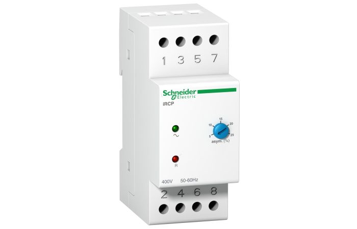 Przekaźnik kontrolny iRCP kontroli faz 8A 400V 50/60 Hz 1OZ, Acti 9 | A9E21180 Schneider Electric