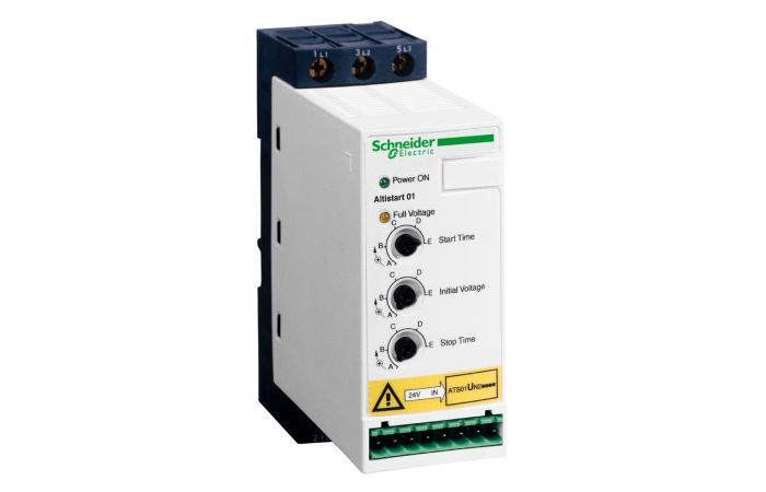 Układ łagodnego rozruchu ATS01 3-fazowe 380/415VAC 50/60Hz 5,5kW 12A IP20, Altistart 01  | ATS01N212QN Schneider Electric