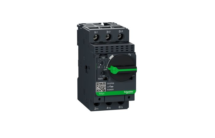 Wyłącznik silnikowy 3P 0,55kW 1-1,6A, TeSys Deca | GV2P06 Schneider Electric