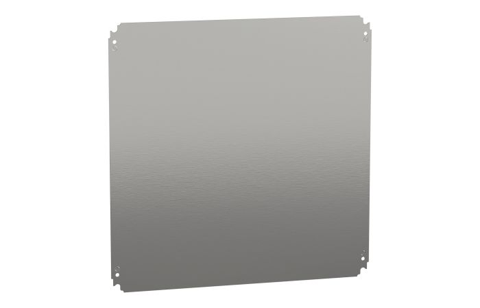 Płyta pełna montażowa 600x600mm (WxS), wykonana z arkusza stali galwanicznej, S3D, Thalassa | NSYMM66 Schneider Electric