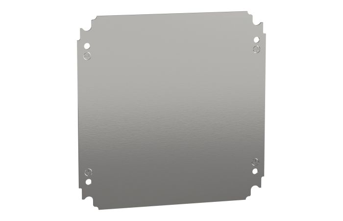 Płyta pełna montażowa 300x300mm (WxS), wykonana z arkusza stali galwalniczej, S3D, Thalassa | NSYMM33 Schneider Electric