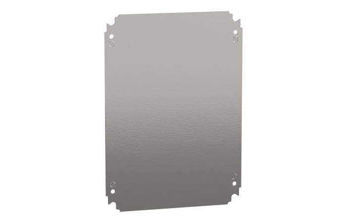 Płyta pełna montażowa 400x300mm (WxS), wykonana z arkusza stali galwalniczej, S3D, Thalassa | NSYMM43 Schneider Electric