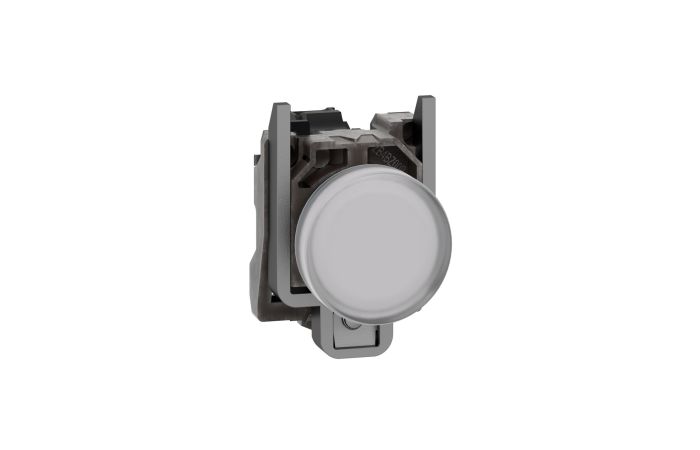 Lampka sygnalizacyjna Fi-22mm 230-240VAC LED, biała metalowy typowa | XB4BVM1 Schneider Electric